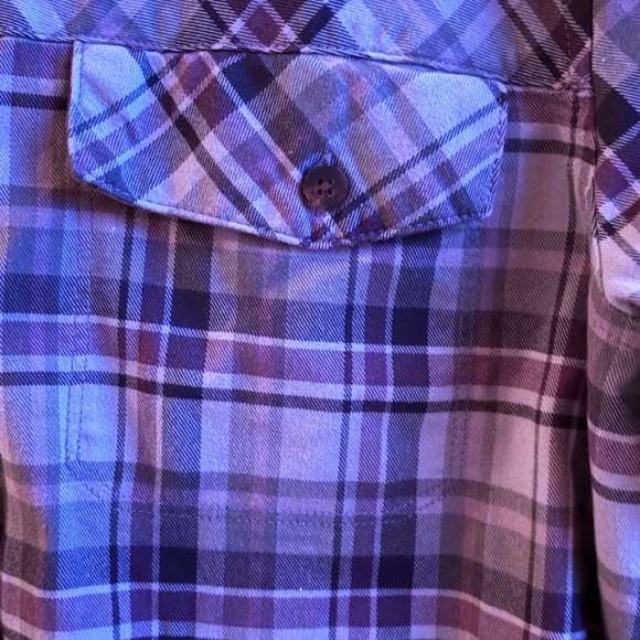 LL Bean scotch plaid flannel tunic - Picture 8 of 13